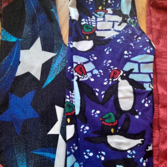 Lot of 5 Pairs of LuLaRoe Kids Leggings S/M - Picture 2 of 4